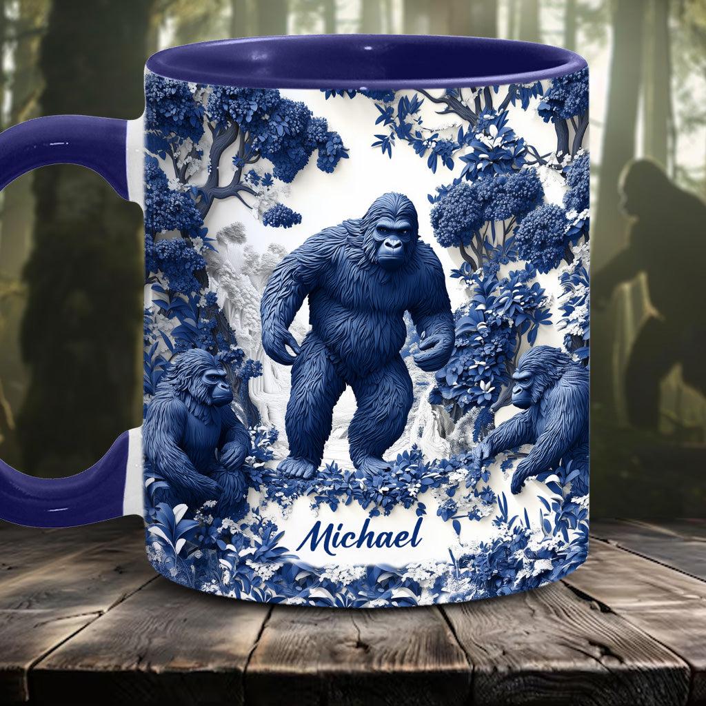 Personalized Accent Mug Bigfoot Summer Vibes Bigfoot Novelty Gifts For Son