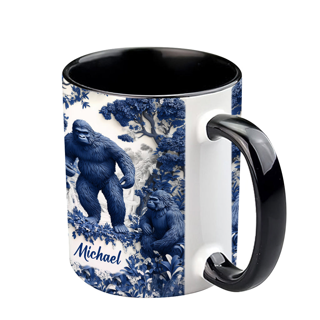 Personalized Accent Mug Bigfoot Summer Vibes Bigfoot Novelty Gifts For Son - Image 5