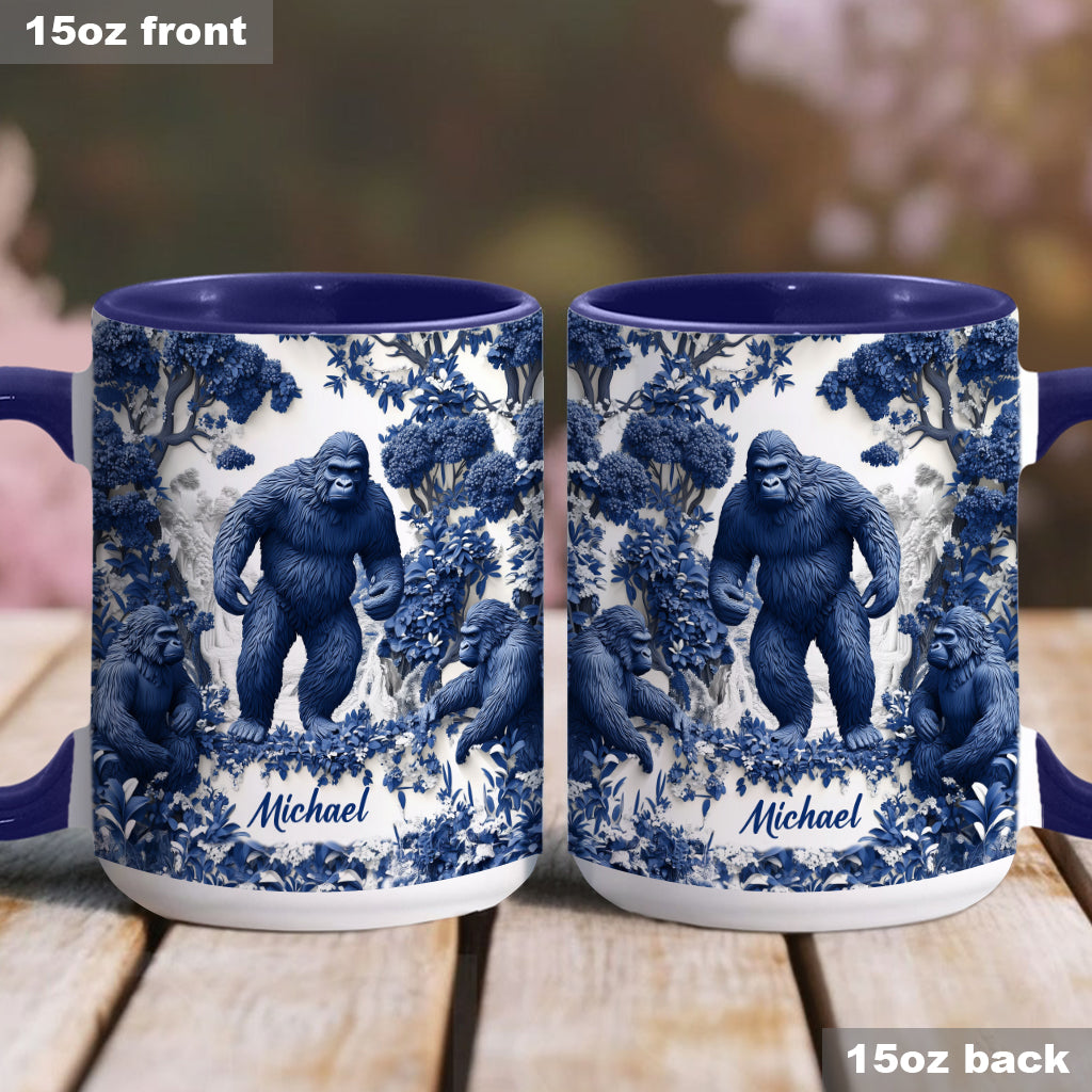 Personalized Accent Mug Bigfoot Summer Vibes Bigfoot Novelty Gifts For Son - Image 4