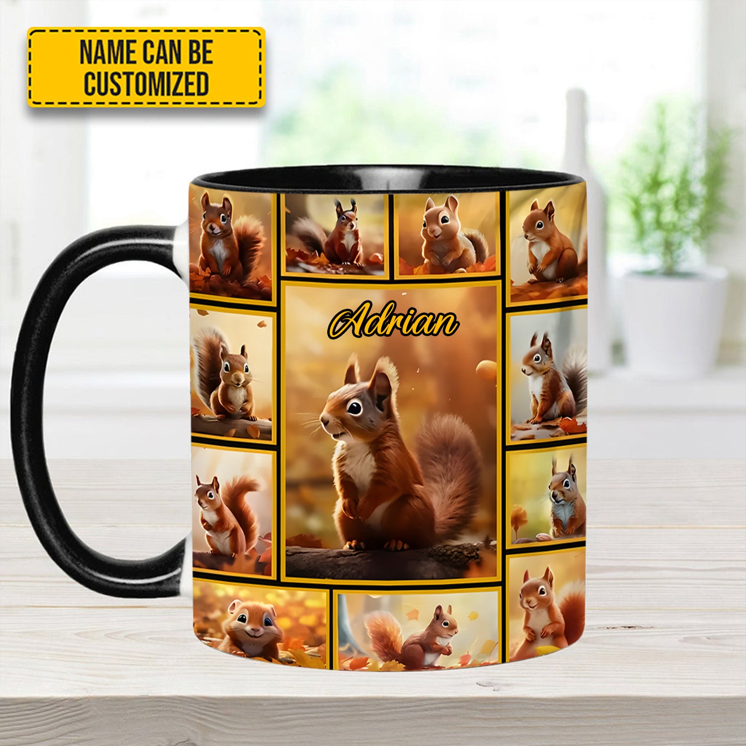 Personalized Accent Mug Squirrel Collection Best Gift For Dad - Image 6