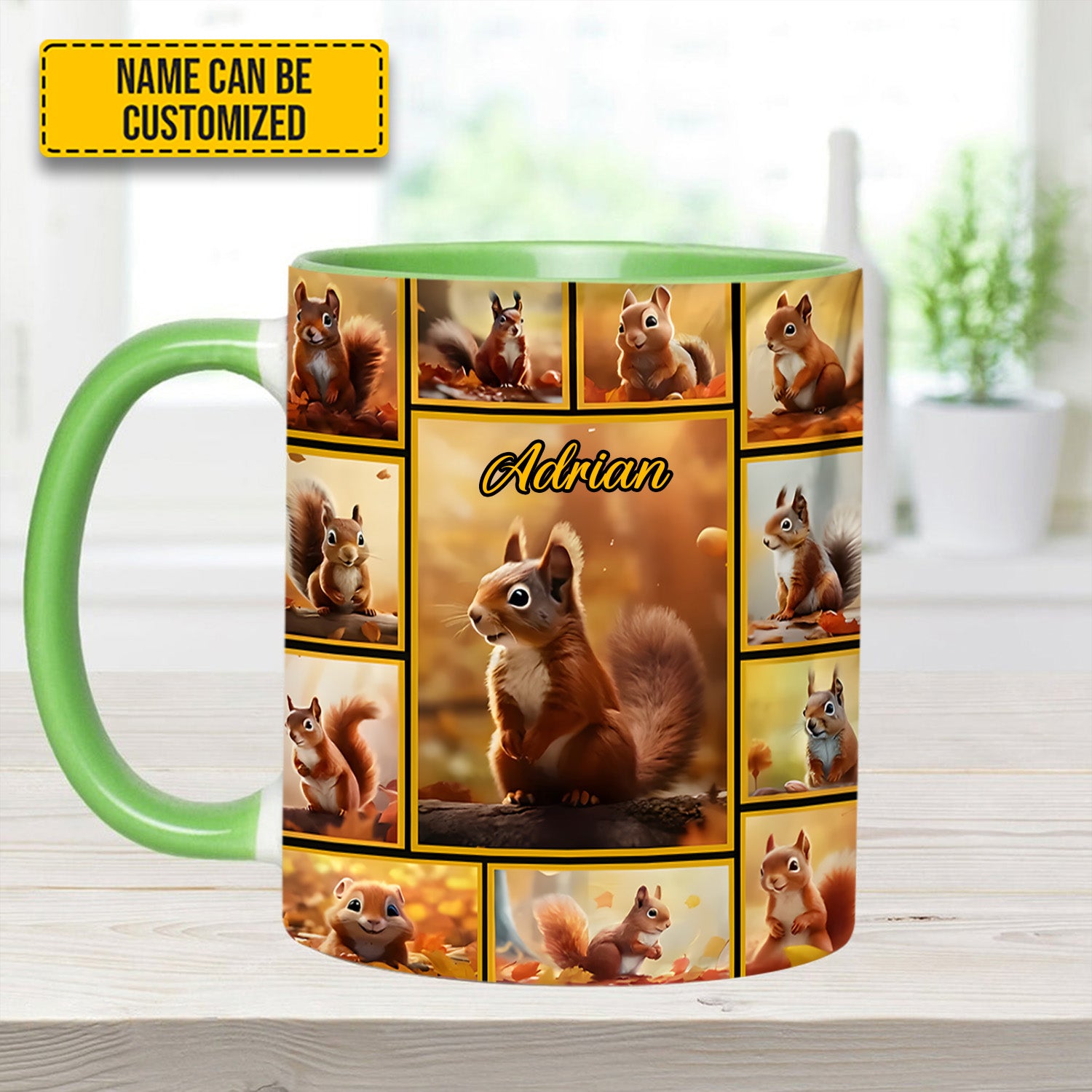 Personalized Accent Mug Squirrel Collection Best Gift For Dad - Image 8