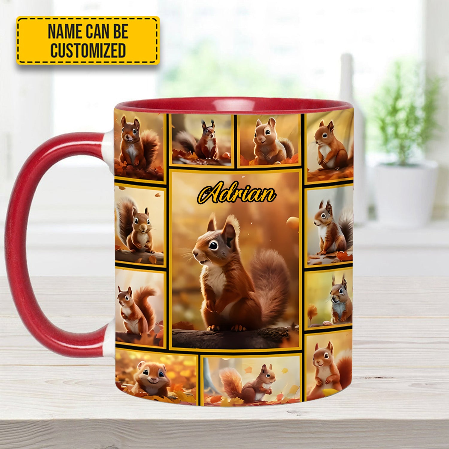 Personalized Accent Mug Squirrel Collection Best Gift For Dad - Image 7