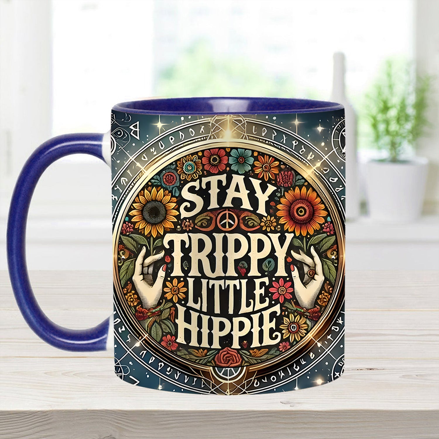 Personalized Accent Mug Stay Trippy Little Hippie Unique Gift For Mother - Image 10