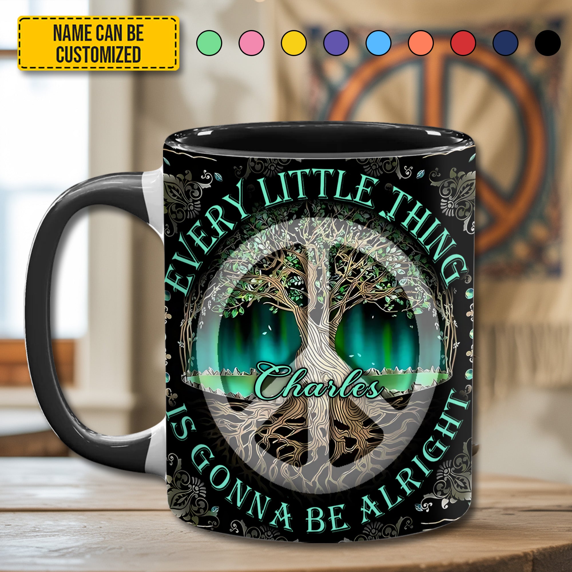 Personalized Accent Mug Tree Of Life Gift For Nature Enthusiasts - Image 4
