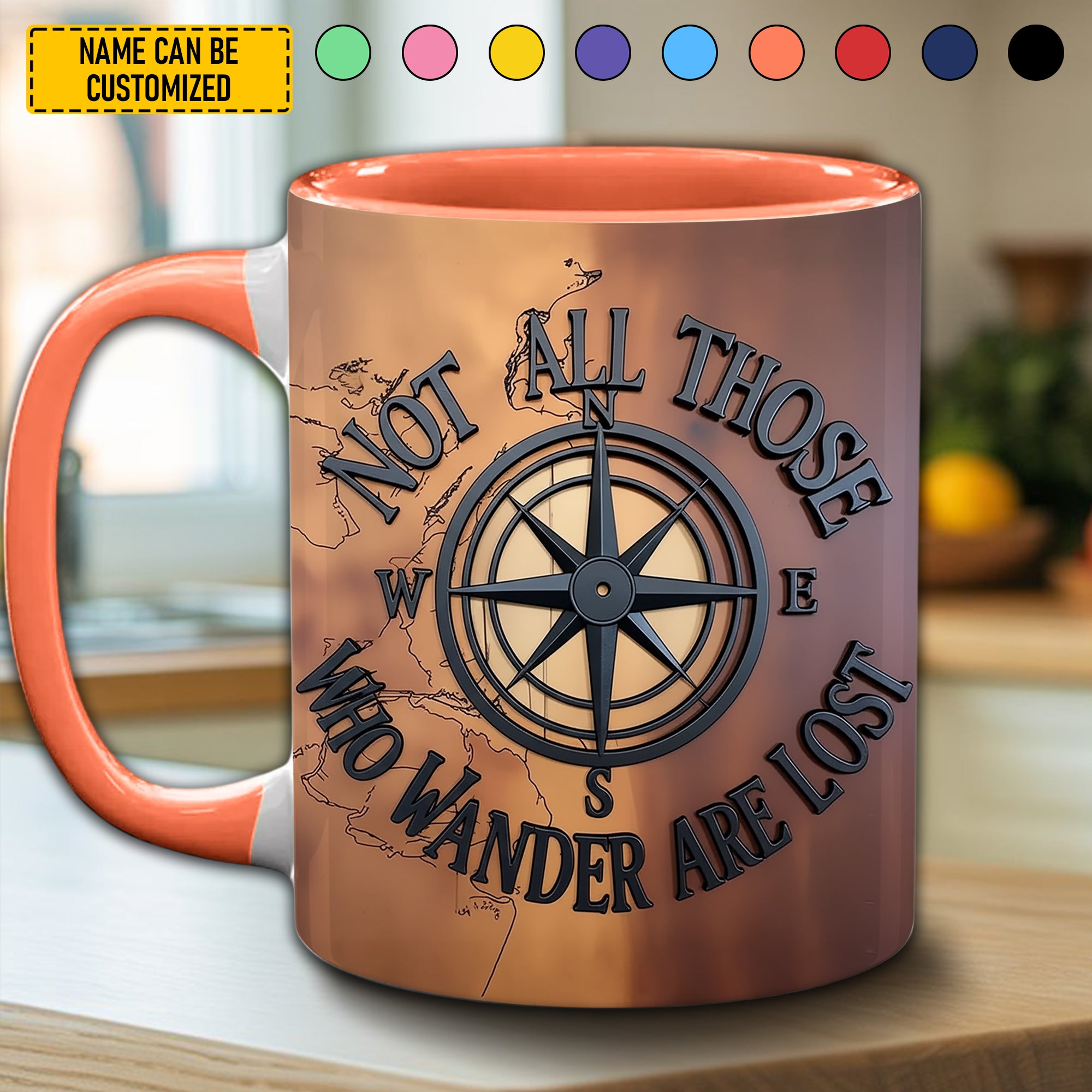 Personalized Accent Mug Wanderer's Soul Unique Gift For Mom grandma - Image 2