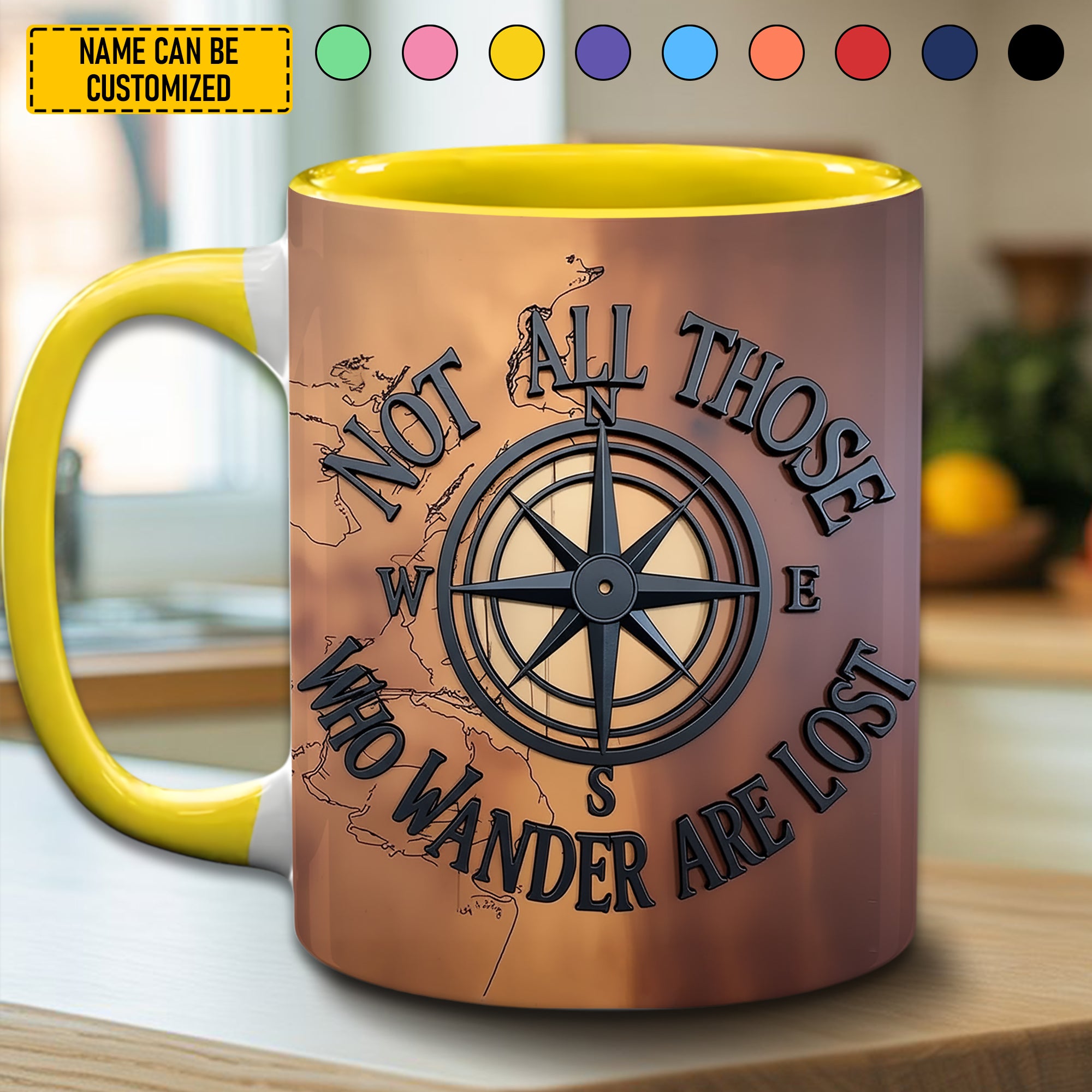 Personalized Accent Mug Wanderer's Soul Unique Gift For Mom grandma - Image 6