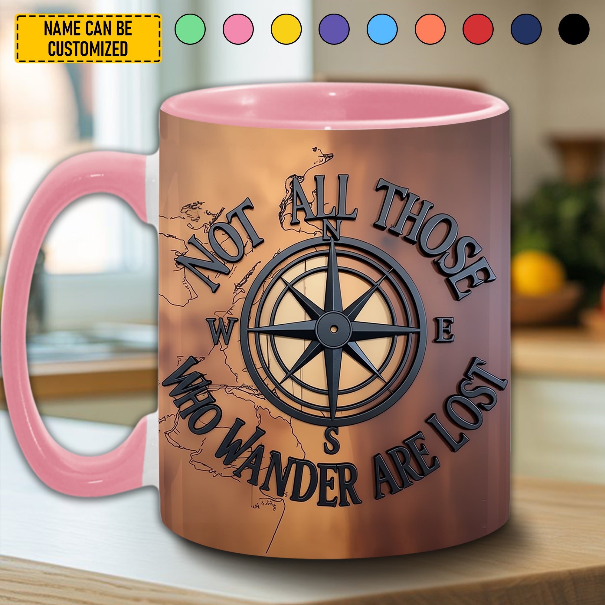 Personalized Accent Mug Wanderer's Soul Unique Gift For Mom grandma - Image 3