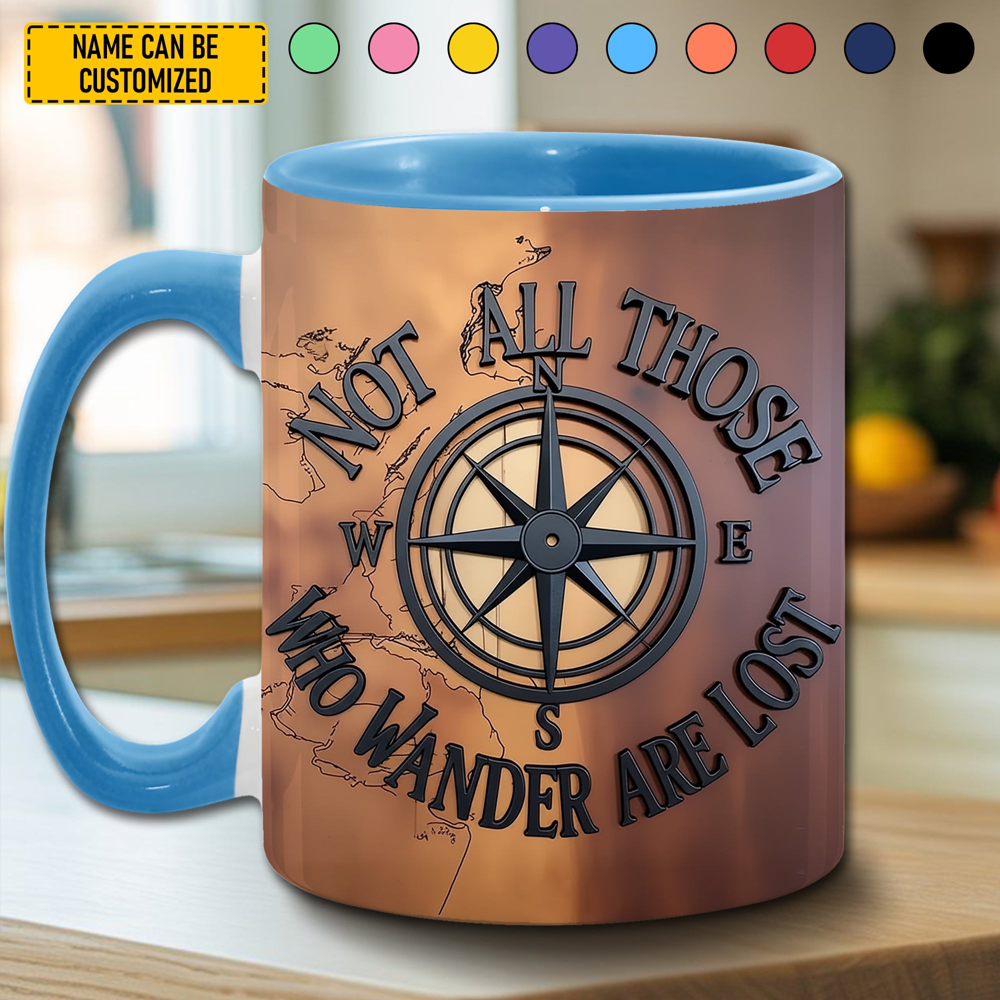 Personalized Accent Mug Wanderer's Soul Unique Gift For Mom grandma - Image 7