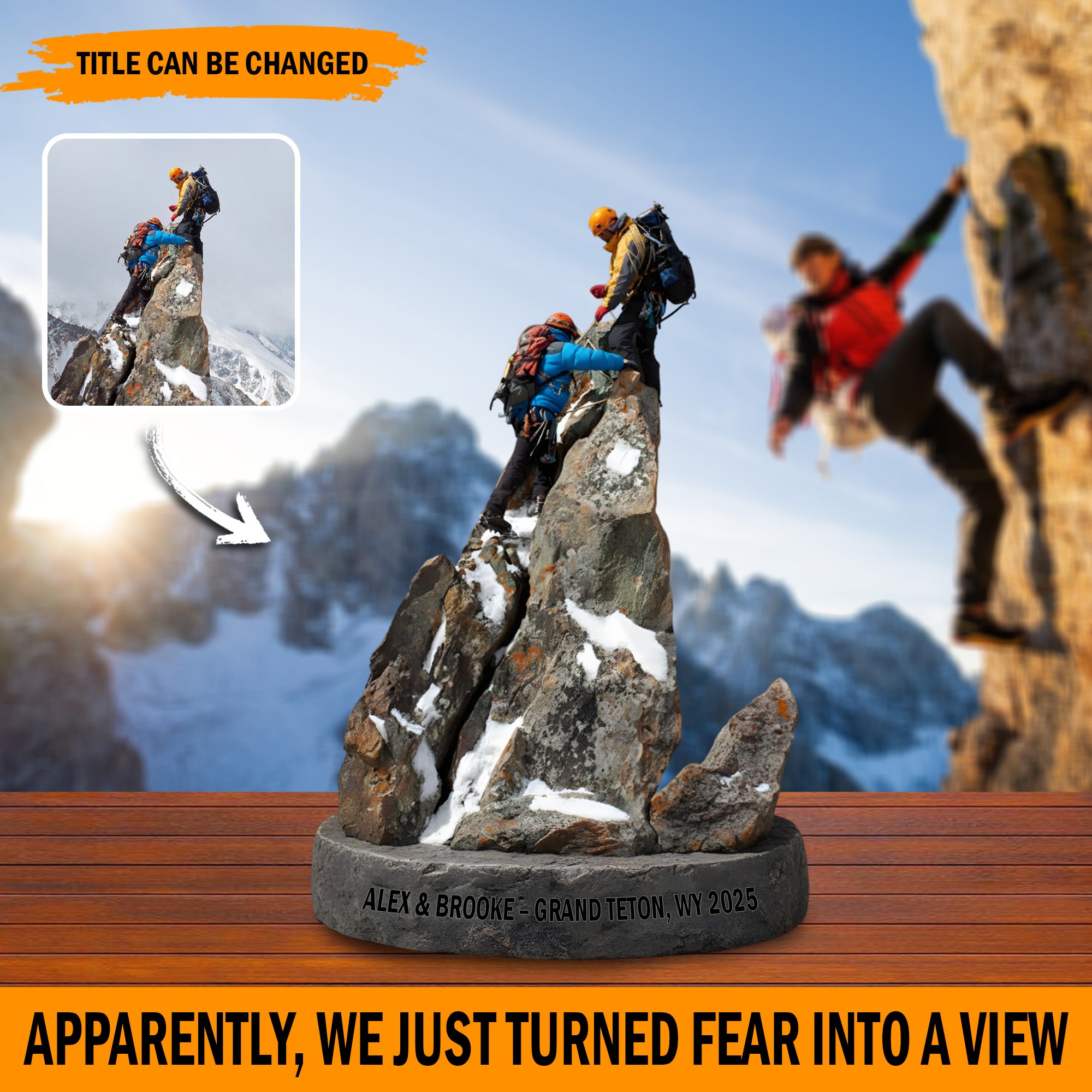 Personalized Adventure Photo Acrylic Plaque Peak Triumph Old Western Gifts - Image 3