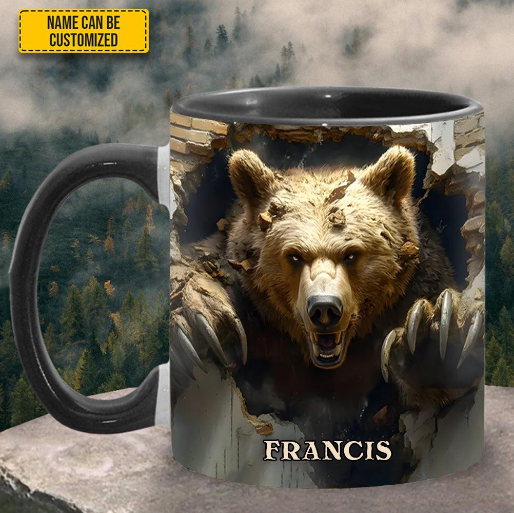 Personalized Bear Accent Mug Wall Breaker Bear Gift For Boyfriends - Image 3