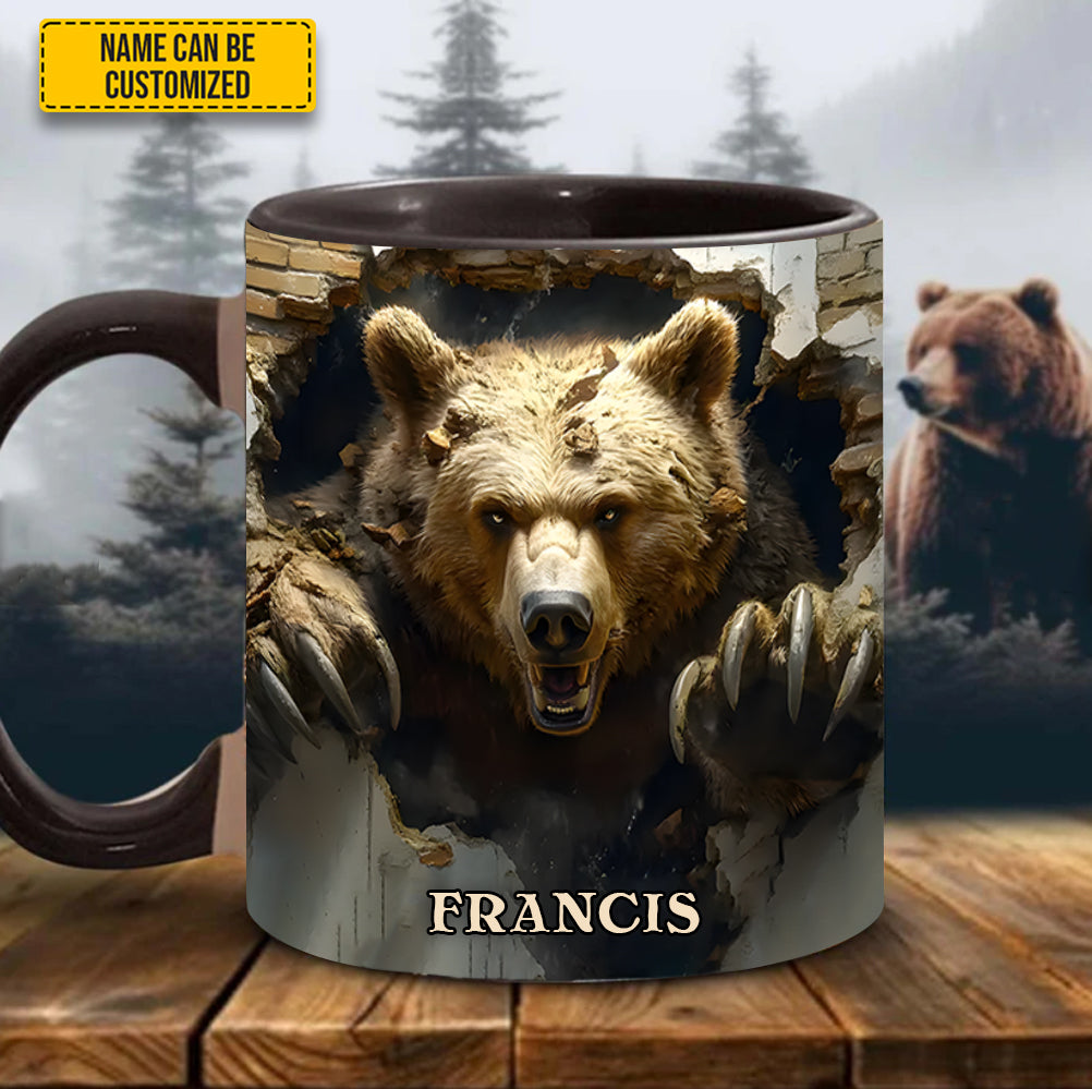 Personalized Bear Accent Mug Wall Breaker Bear Gift For Boyfriends - Image 4