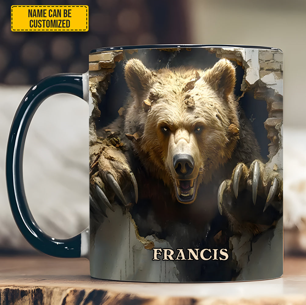 Personalized Bear Accent Mug Wall Breaker Bear Gift For Boyfriends - Image 5