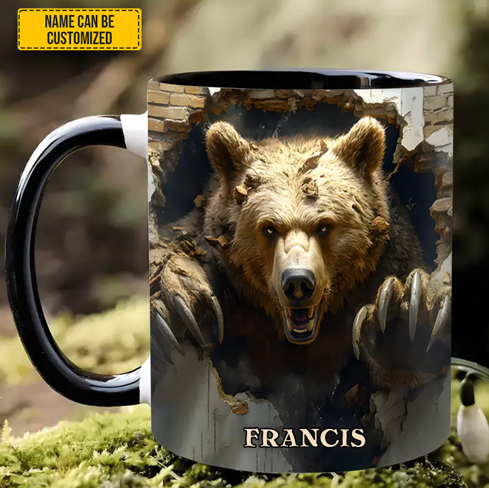 Personalized Bear Accent Mug Wall Breaker Bear Gift For Boyfriends - Image 2