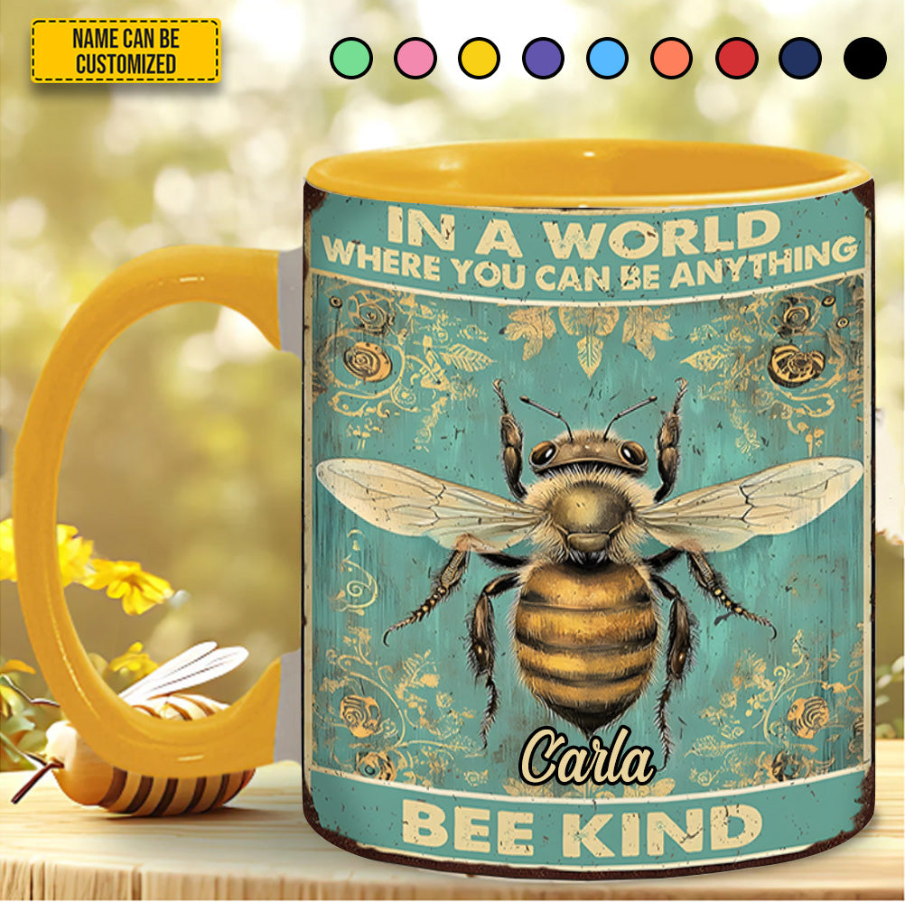 Personalized Bee Accent Mug Bee Kind Gift Ideas For Bee Lovers - Image 4