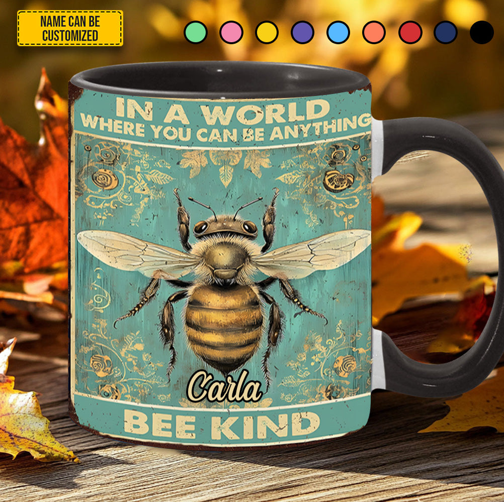 Personalized Bee Accent Mug Bee Kind Gift Ideas For Bee Lovers - Image 3