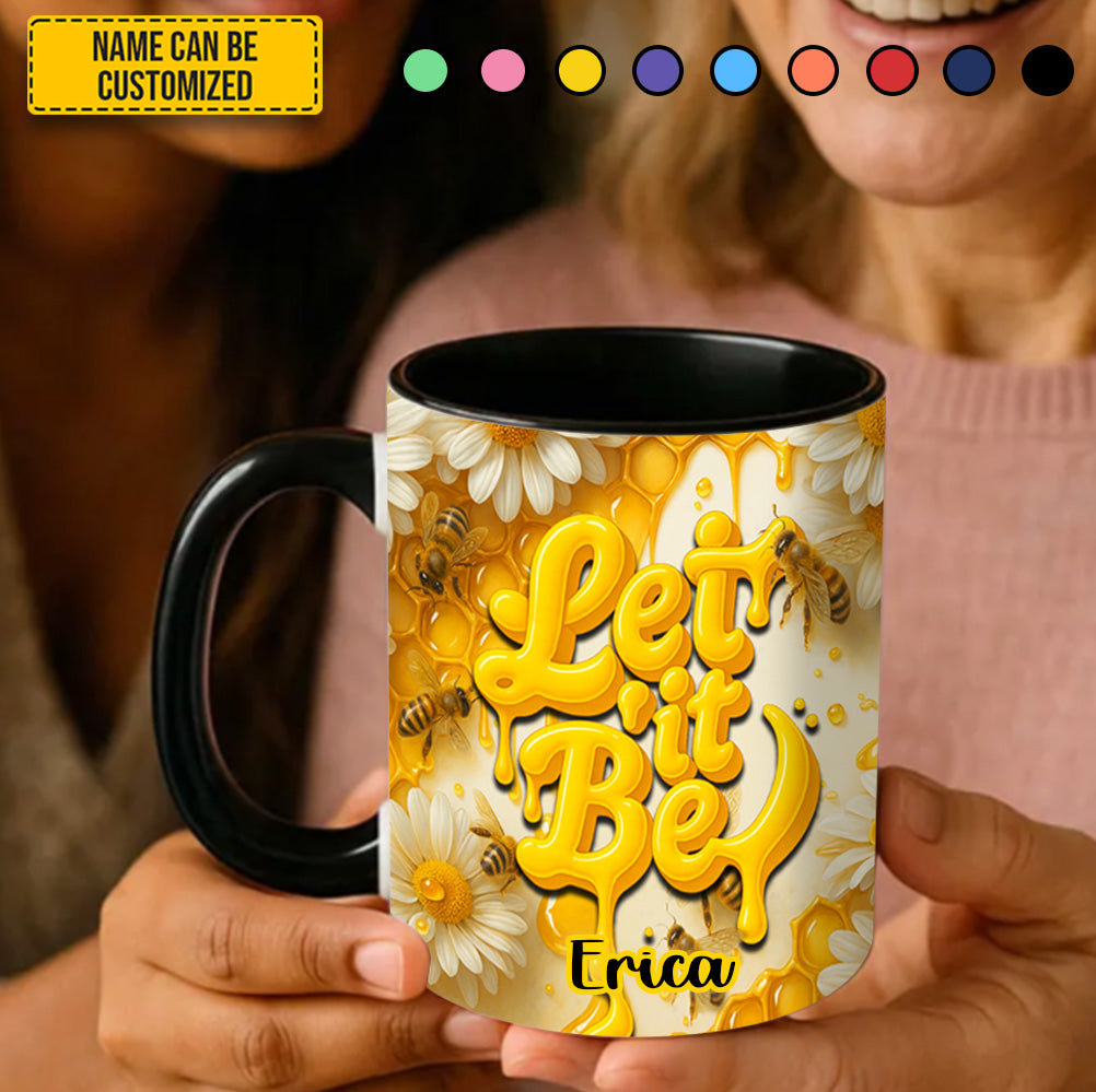 Personalized Bee Accent Mug Let It Be Gifts For Bee Lovers - Image 4