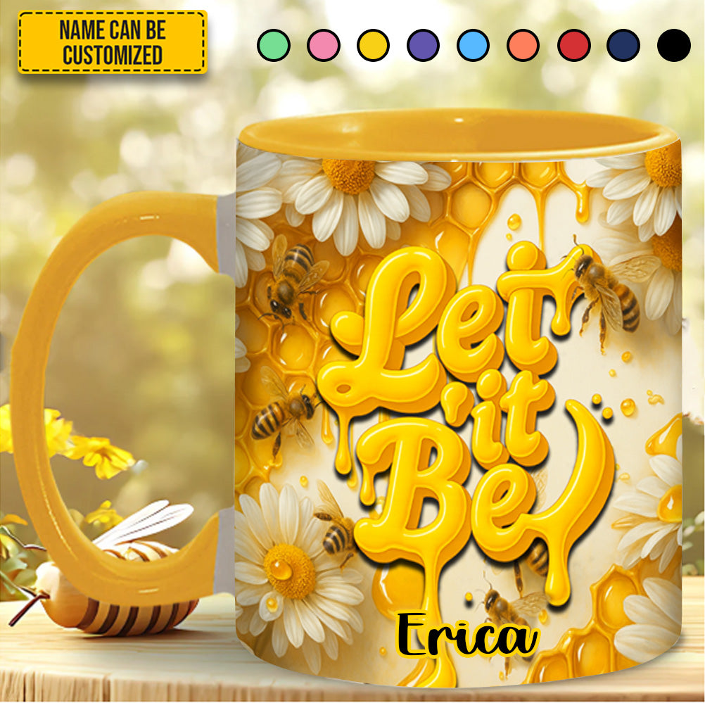Personalized Bee Accent Mug Let It Be Gifts For Bee Lovers - Image 2