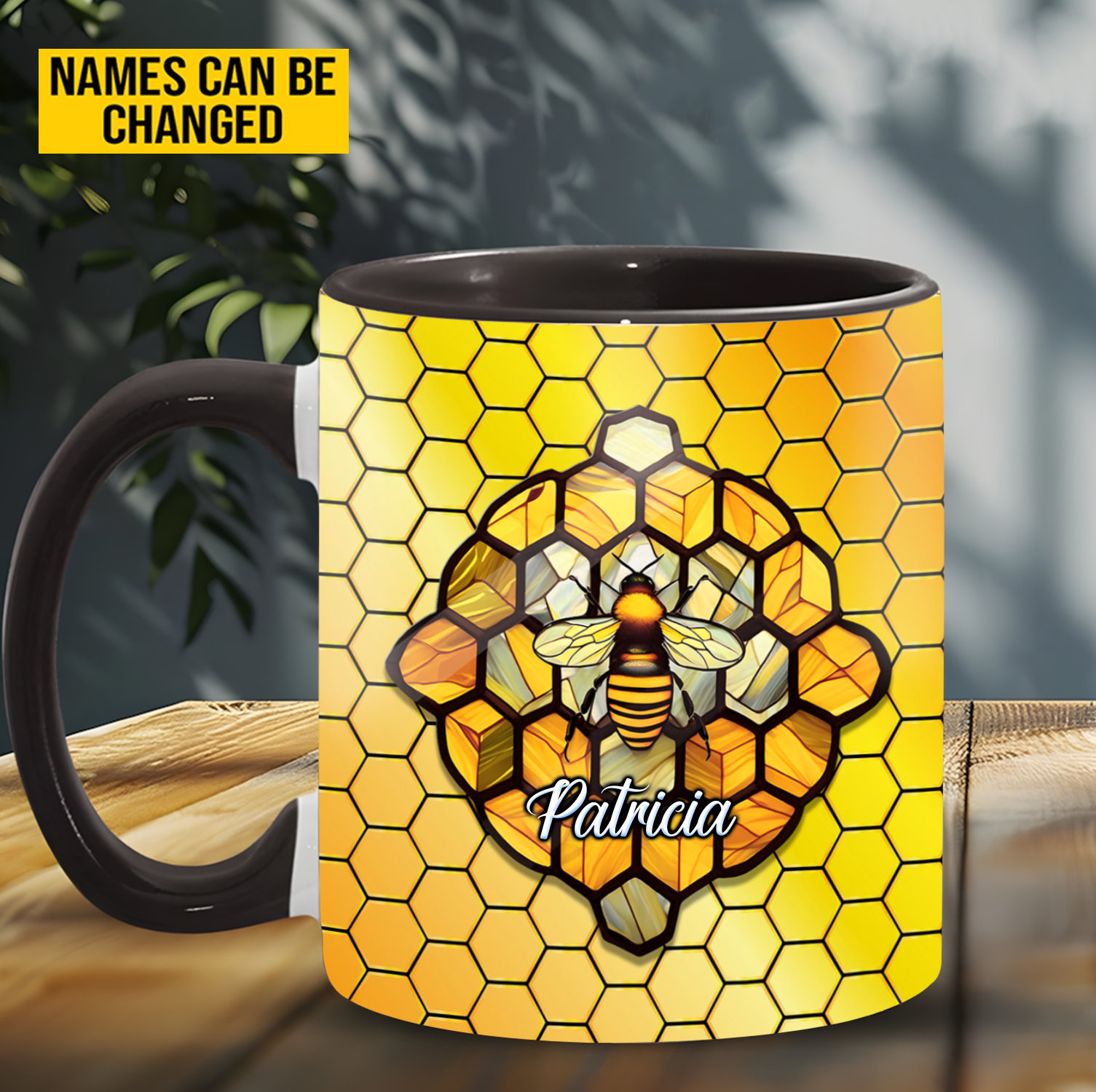 Personalized Bee Accent Mug Love Bees Best Bee Gifts For Women - Image 5