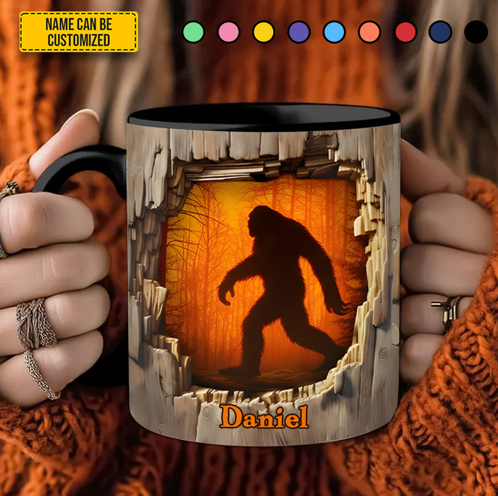 Personalized Bigfoot Accent Mug Bigfoot Legend Bigfoot Gifts For Men - Image 3