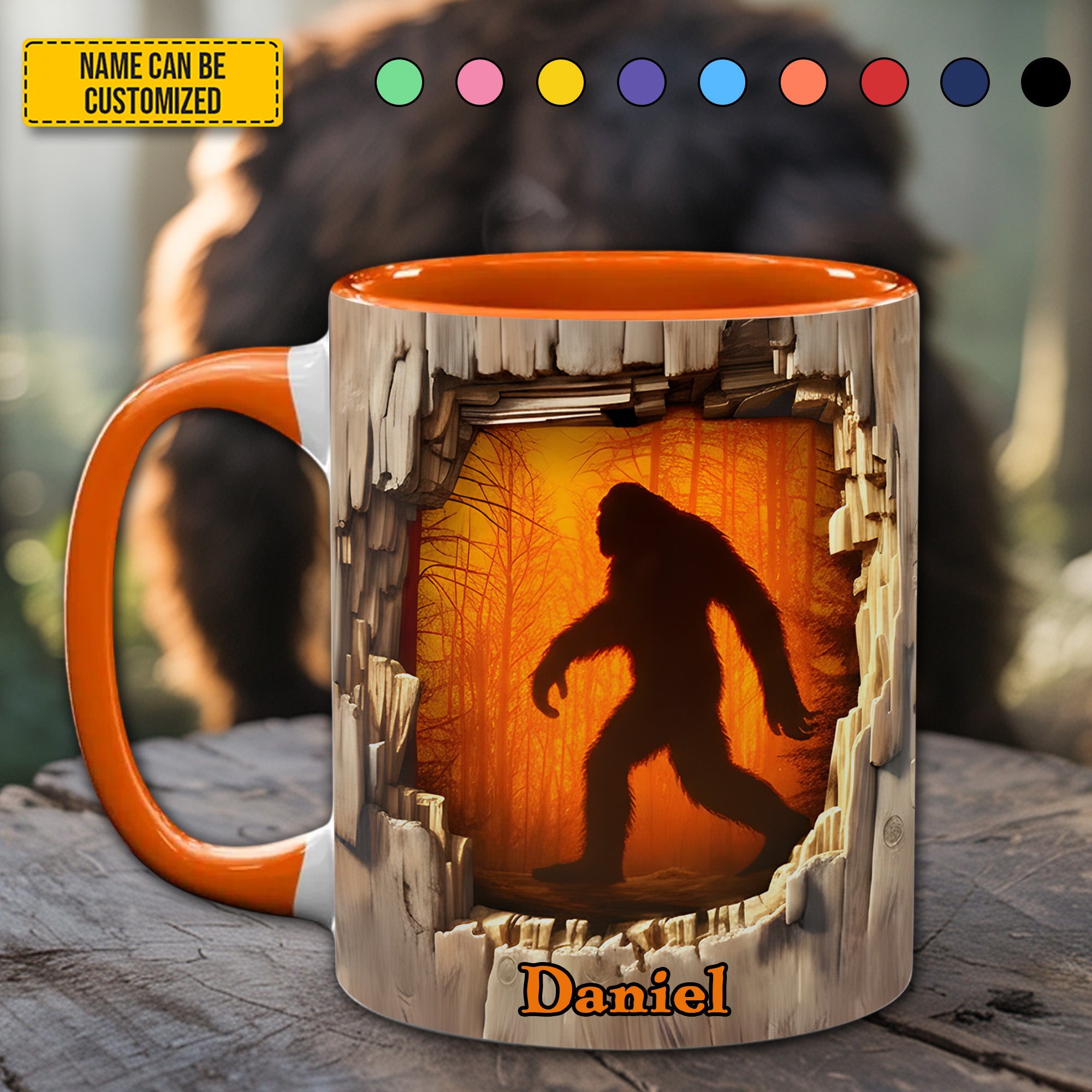 Personalized Bigfoot Accent Mug Bigfoot Legend Bigfoot Gifts For Men