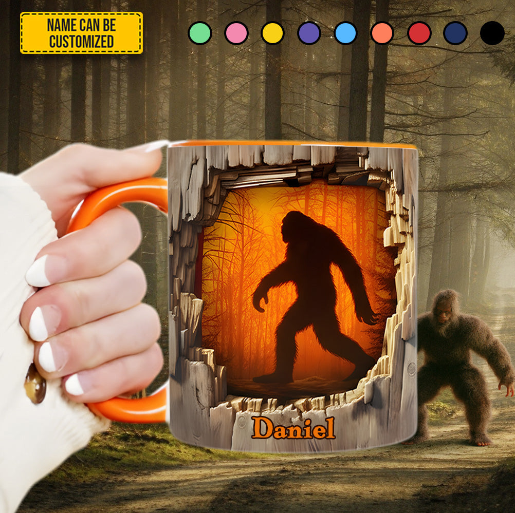 Personalized Bigfoot Accent Mug Bigfoot Legend Bigfoot Gifts For Men - Image 2