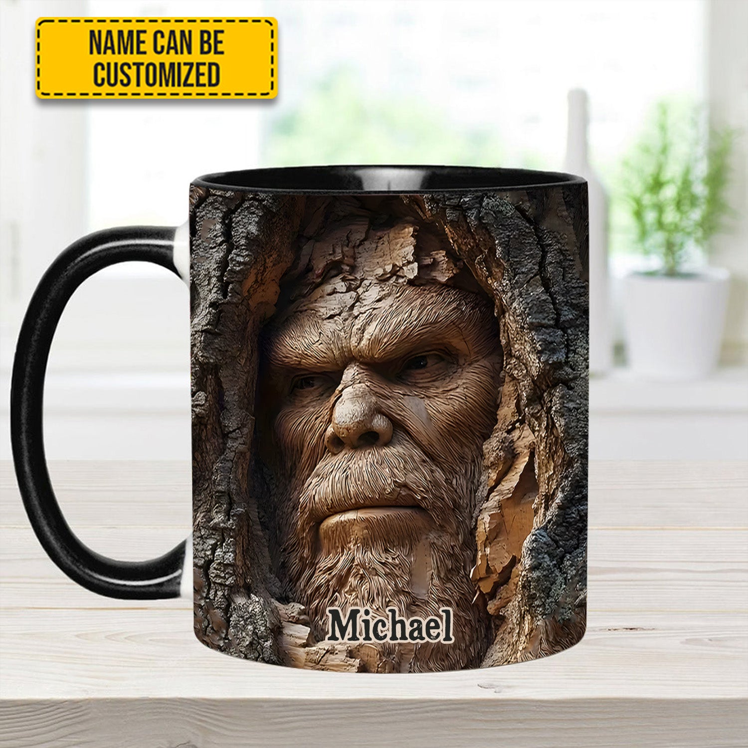 Personalized Bigfoot Accent Mug Forest Guardian Bigfoot Gifts Items To Buy - Image 5