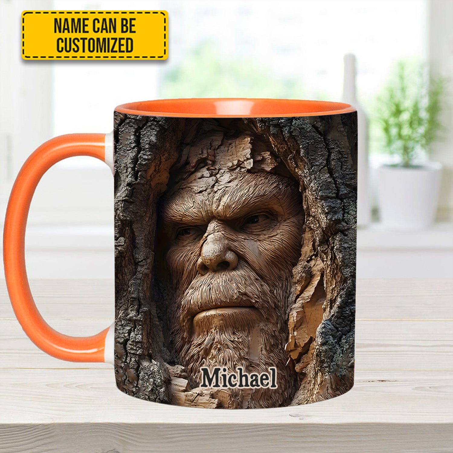 Personalized Bigfoot Accent Mug Forest Guardian Bigfoot Gifts Items To Buy - Image 10
