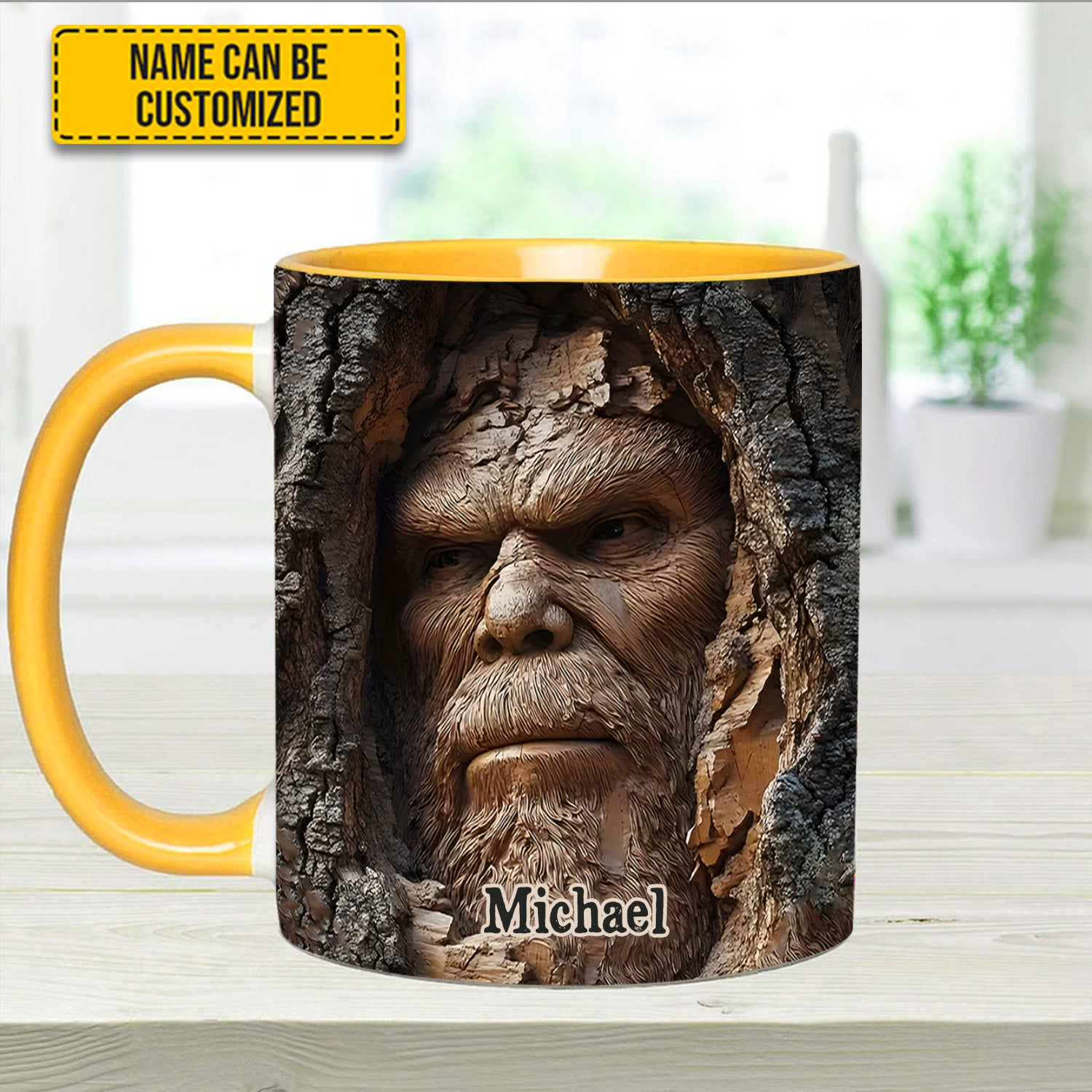 Personalized Bigfoot Accent Mug Forest Guardian Bigfoot Gifts Items To Buy - Image 12