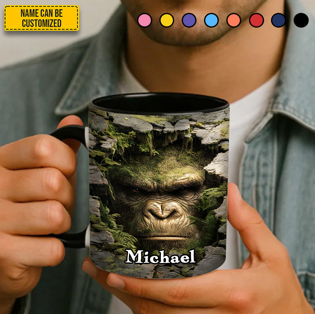Personalized Bigfoot Accent Mug Green Bigfoot Bigfoot Gifts For Adults - Image 4