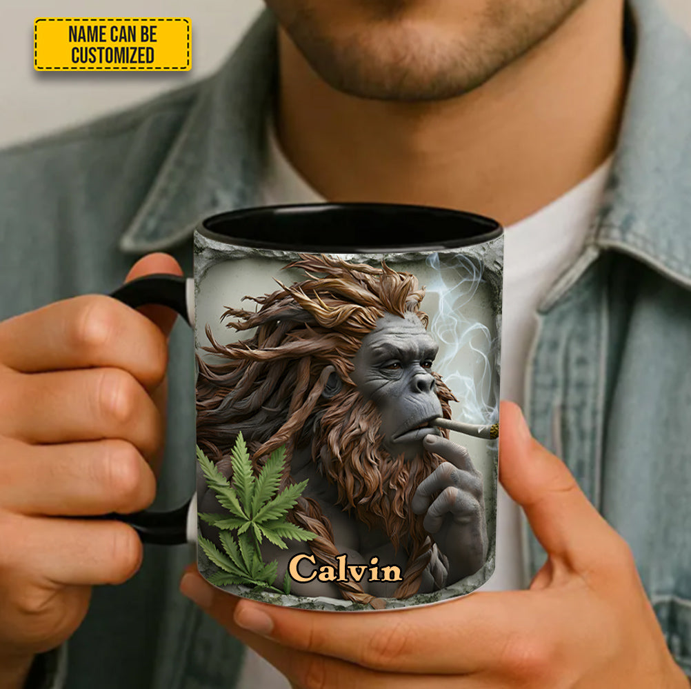 Personalized Bigfoot Accent Mug High in the Wild Best Bigfoot Gifts For Friends - Image 2