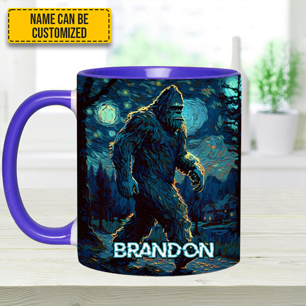 Personalized Bigfoot Accent Mug Night Walker Big Foot Gift Ideas For Mom - Image 5