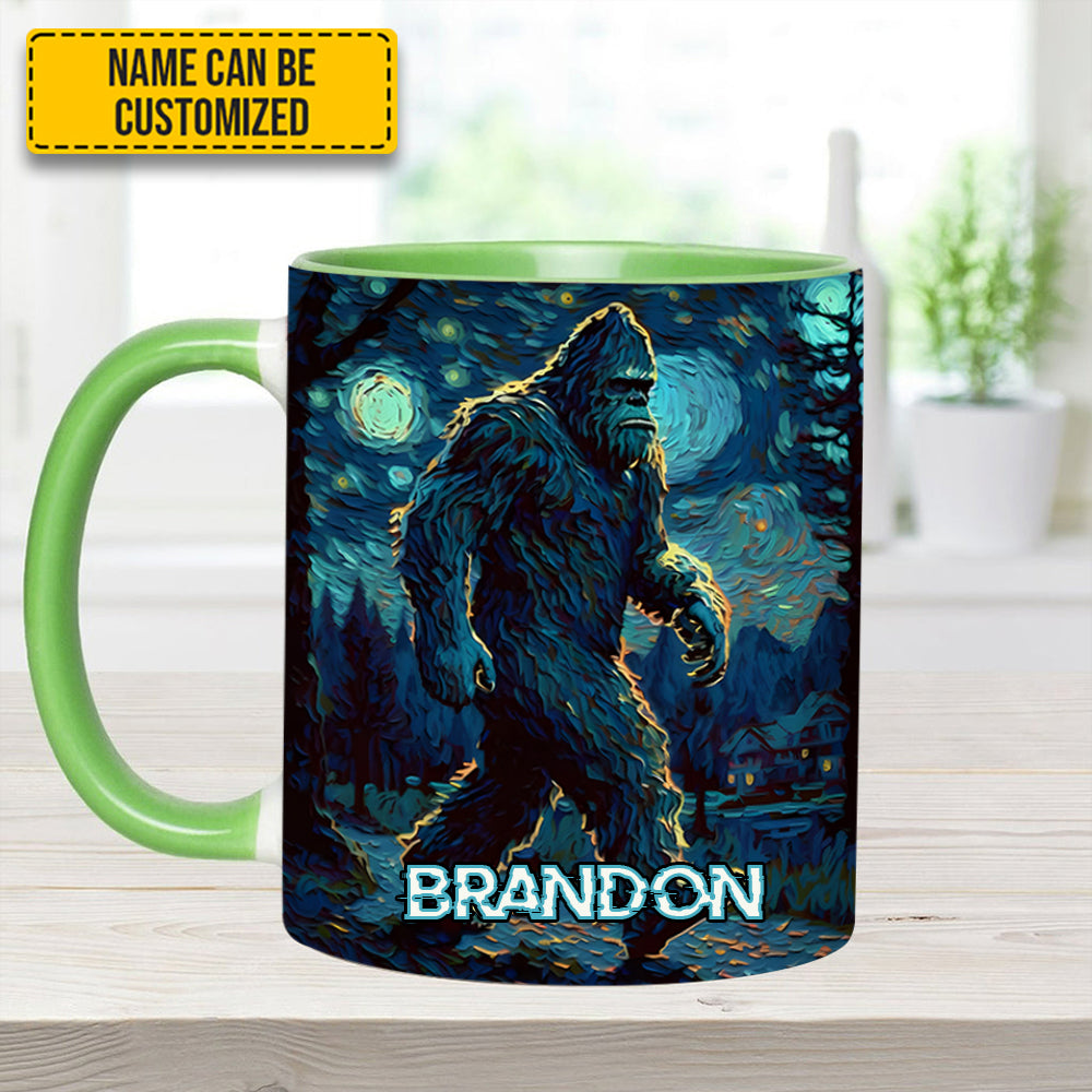 Personalized Bigfoot Accent Mug Night Walker Big Foot Gift Ideas For Mom - Image 2