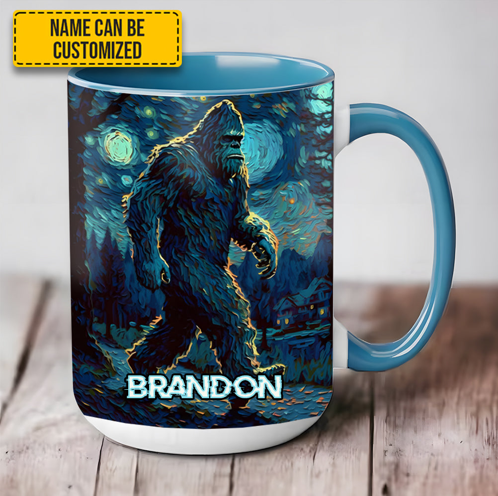 Personalized Bigfoot Accent Mug Night Walker Big Foot Gift Ideas For Mom - Image 11
