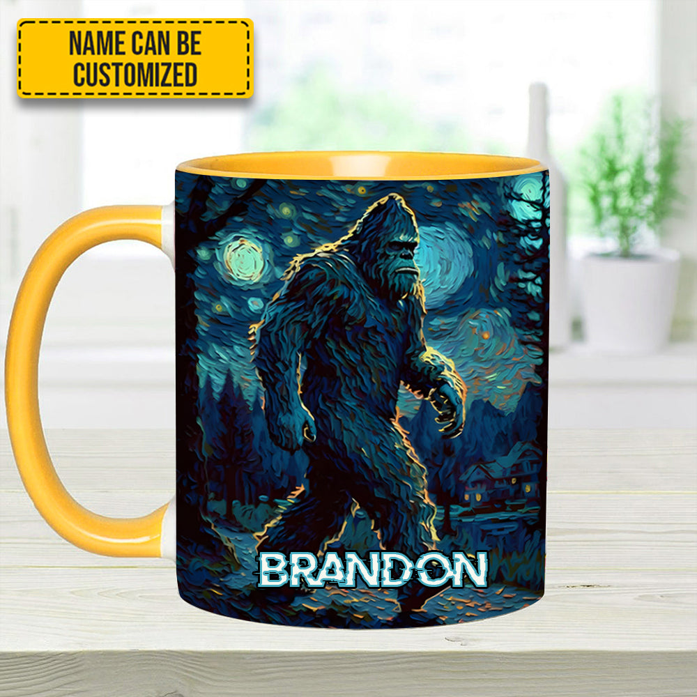 Personalized Bigfoot Accent Mug Night Walker Big Foot Gift Ideas For Mom - Image 6