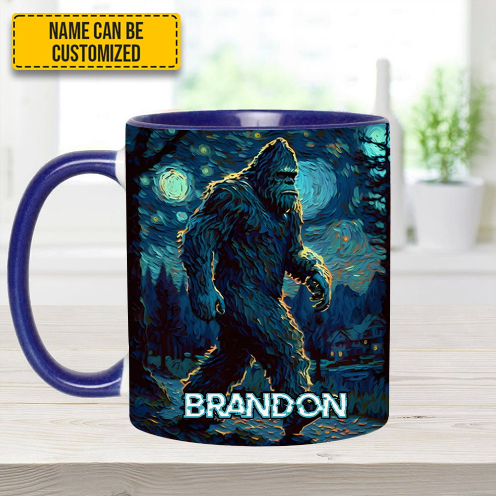 Personalized Bigfoot Accent Mug Night Walker Big Foot Gift Ideas For Mom - Image 9