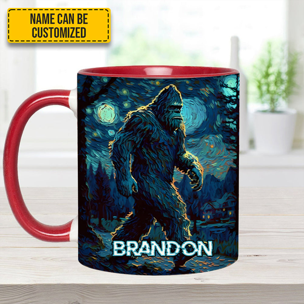 Personalized Bigfoot Accent Mug Night Walker Big Foot Gift Ideas For Mom - Image 8
