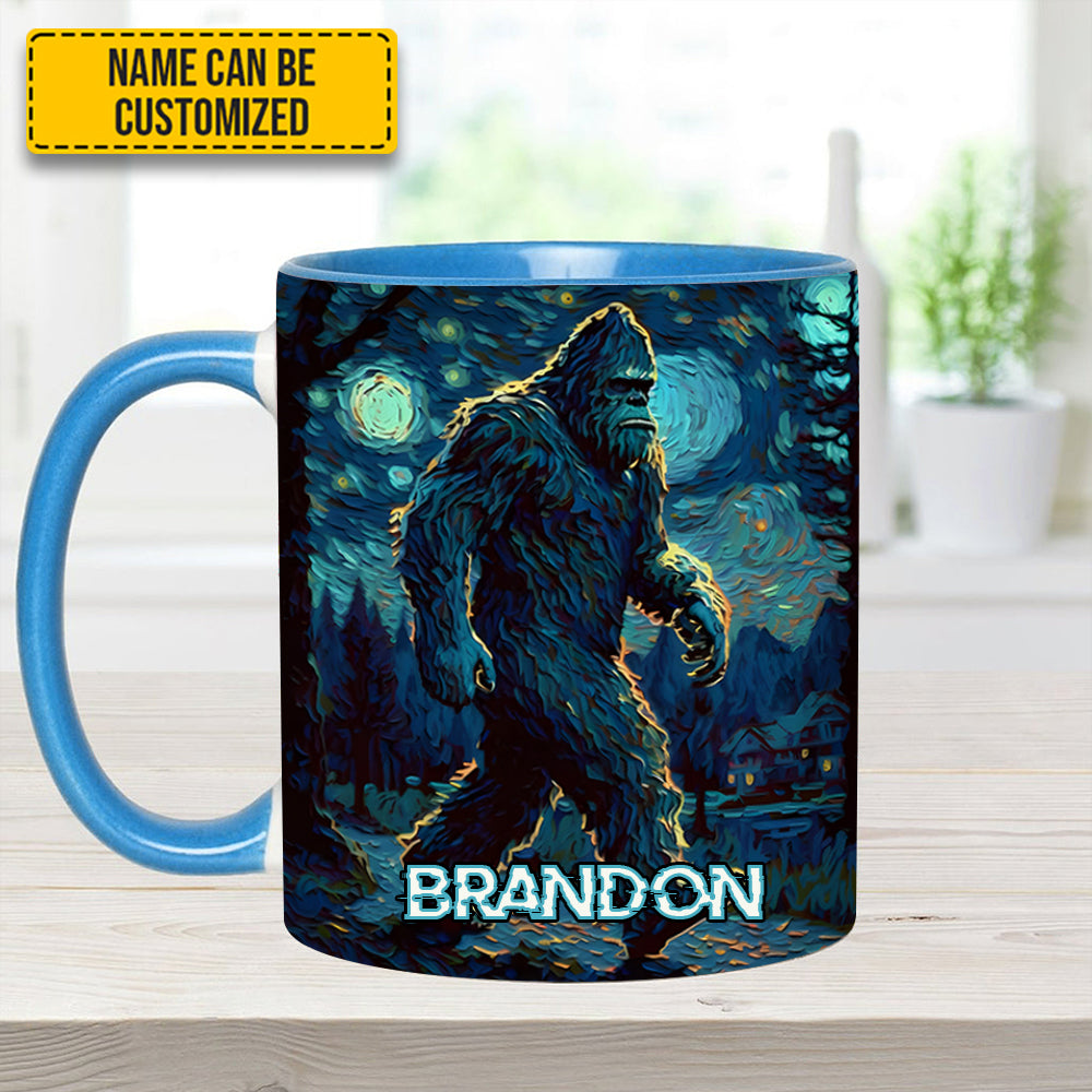 Personalized Bigfoot Accent Mug Night Walker Big Foot Gift Ideas For Mom - Image 3