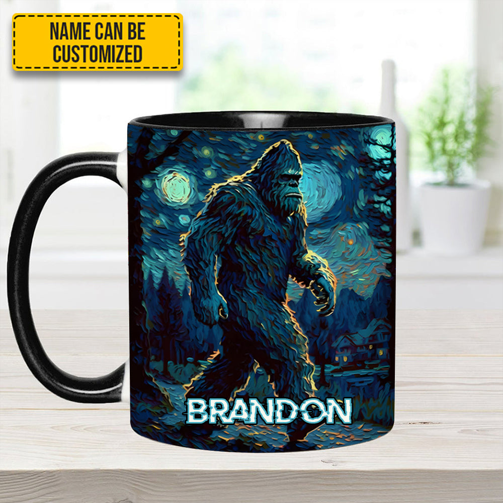 Personalized Bigfoot Accent Mug Night Walker Big Foot Gift Ideas For Mom - Image 14