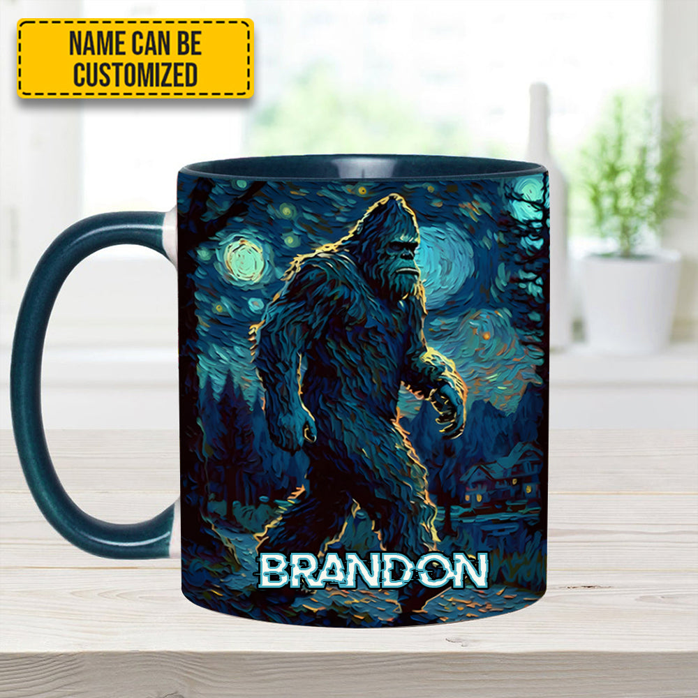 Personalized Bigfoot Accent Mug Night Walker Big Foot Gift Ideas For Mom - Image 13