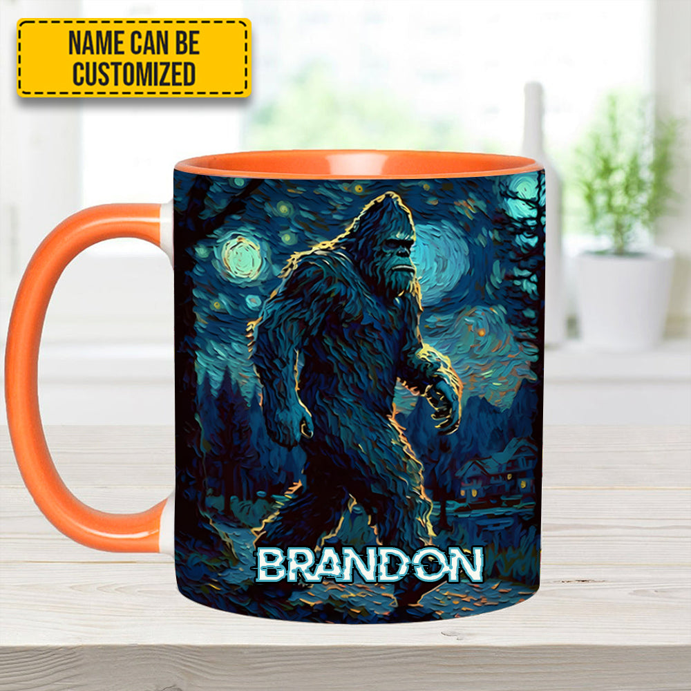 Personalized Bigfoot Accent Mug Night Walker Big Foot Gift Ideas For Mom - Image 4