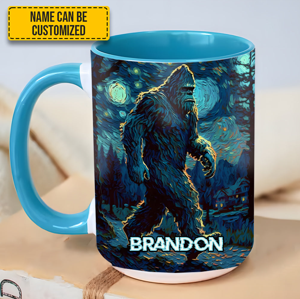 Personalized Bigfoot Accent Mug Night Walker Big Foot Gift Ideas For Mom - Image 12