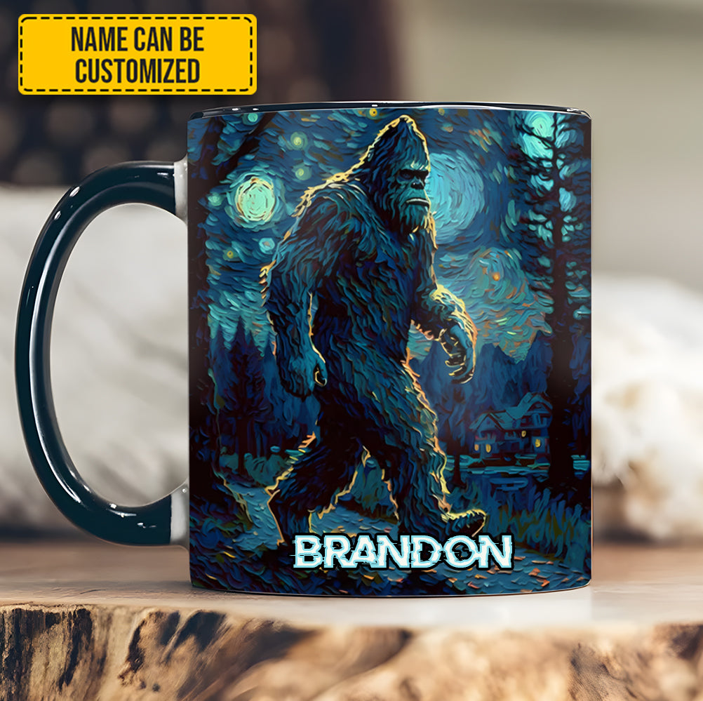 Personalized Bigfoot Accent Mug Night Walker Big Foot Gift Ideas For Mom
