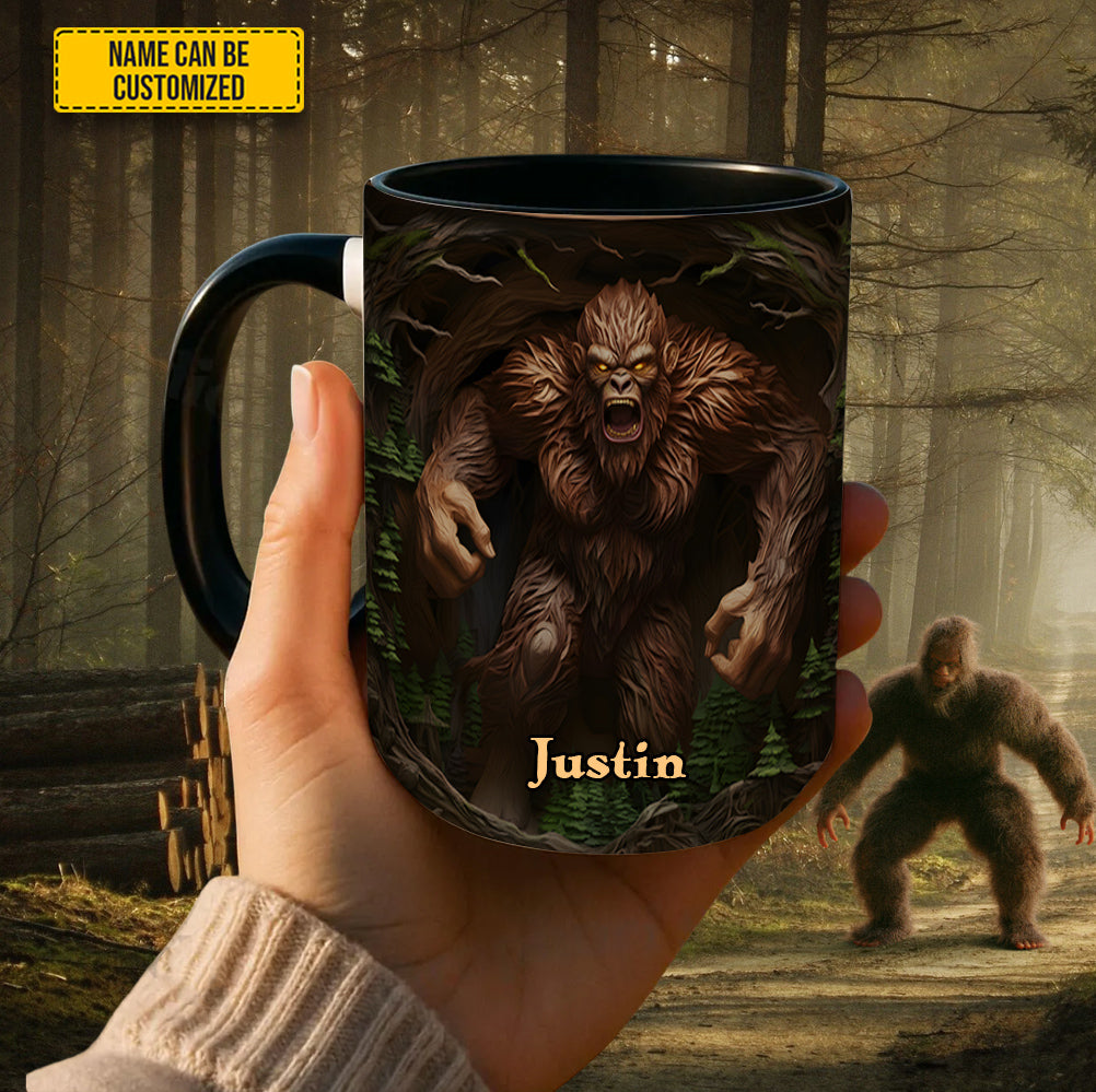 Personalized Bigfoot Accent Mug Not a Morning Squatch Bigfoot Christmas Gifts - Image 4