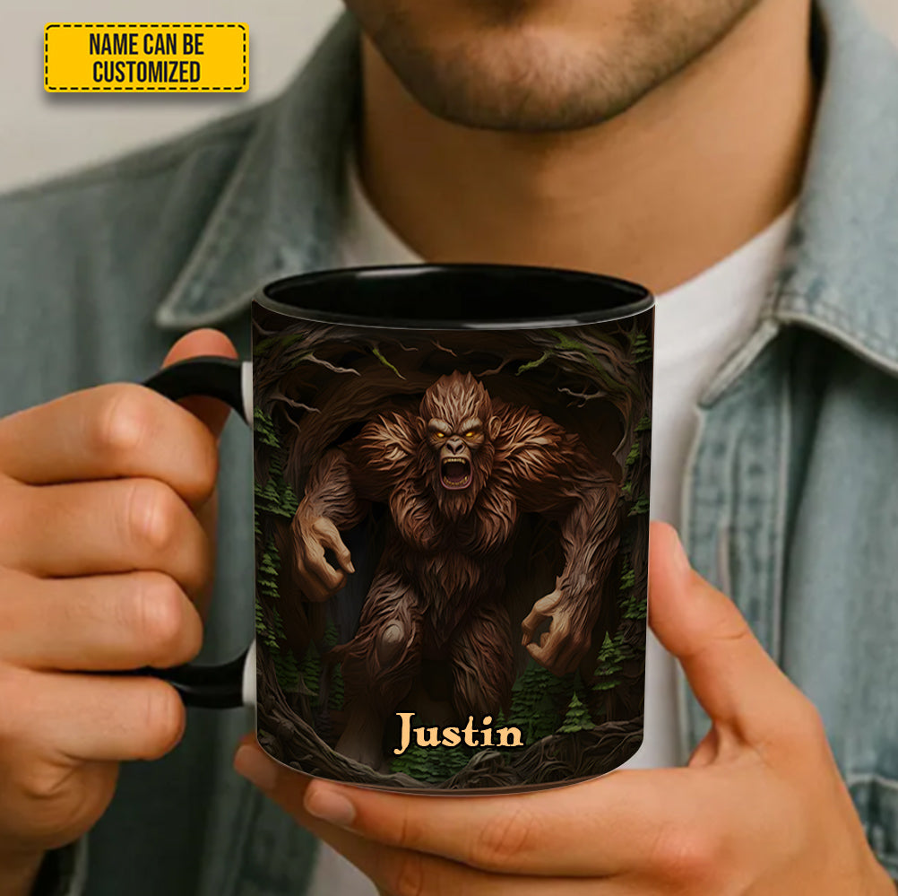 Personalized Bigfoot Accent Mug Not a Morning Squatch Bigfoot Christmas Gifts - Image 2