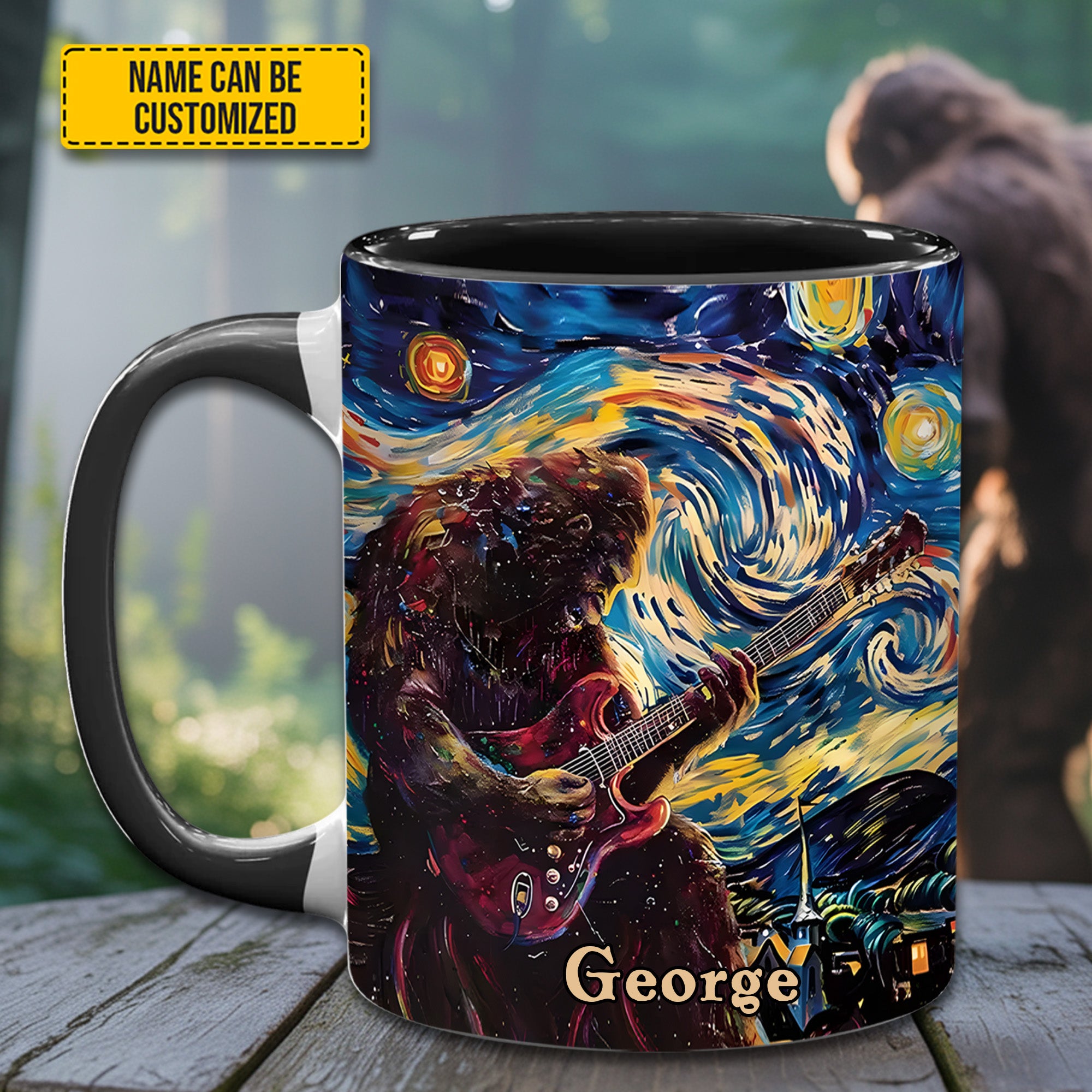 Personalized Bigfoot Accent Mug Starry Jam Gifts For Bigfoot Lovers - Image 4