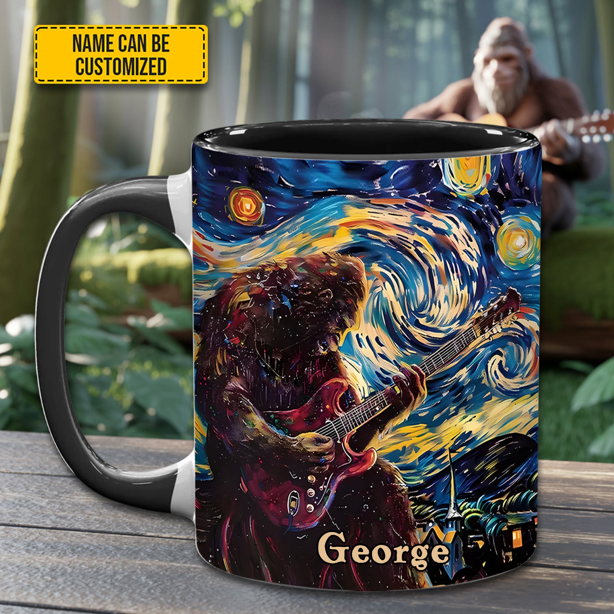 Personalized Bigfoot Accent Mug Starry Jam Gifts For Bigfoot Lovers - Image 2