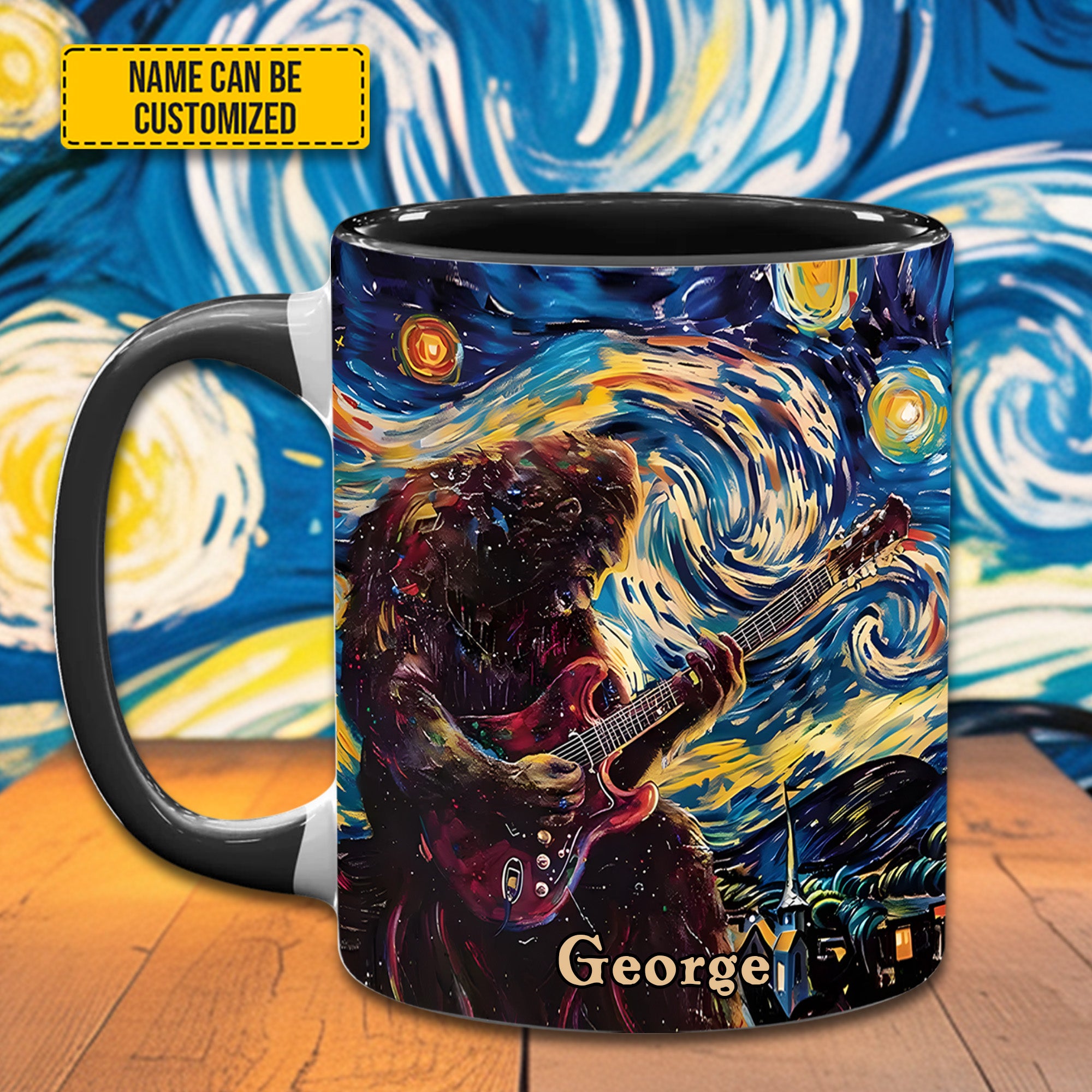 Personalized Bigfoot Accent Mug Starry Jam Gifts For Bigfoot Lovers - Image 5