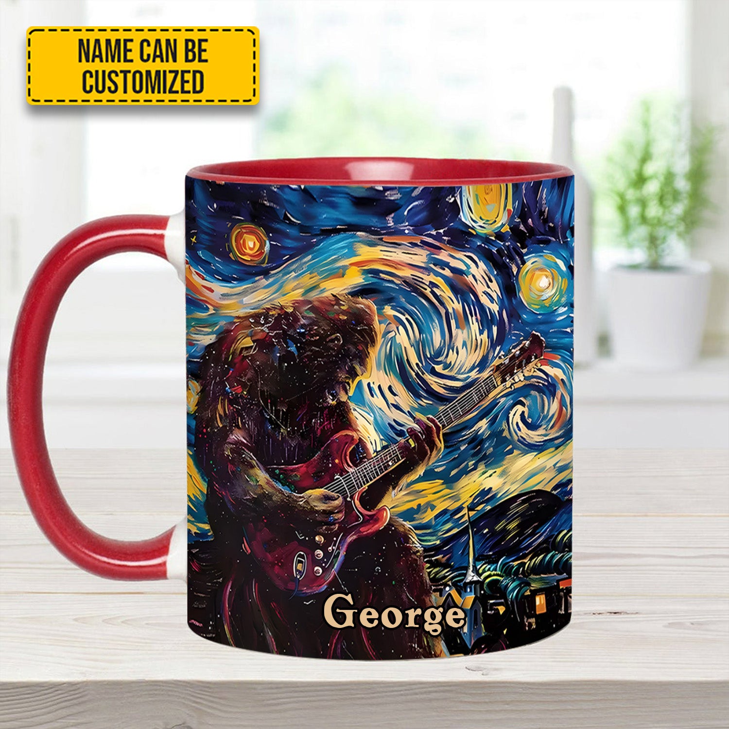 Personalized Bigfoot Accent Mug Starry Jam Gifts For Bigfoot Lovers - Image 8
