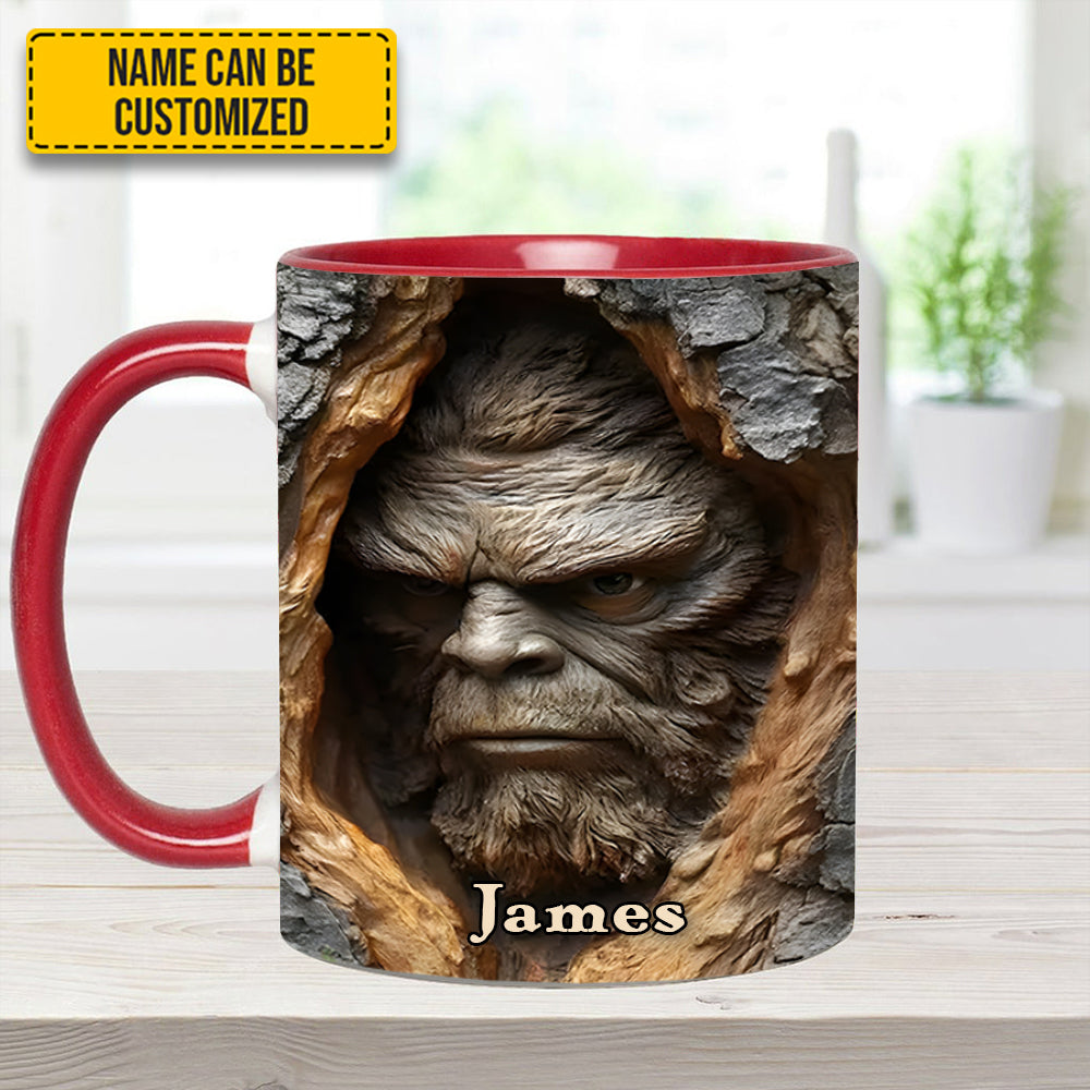 Personalized Bigfoot Accent Mug The Lurker Unique Bigfoot Gifts For Him Her - Image 8