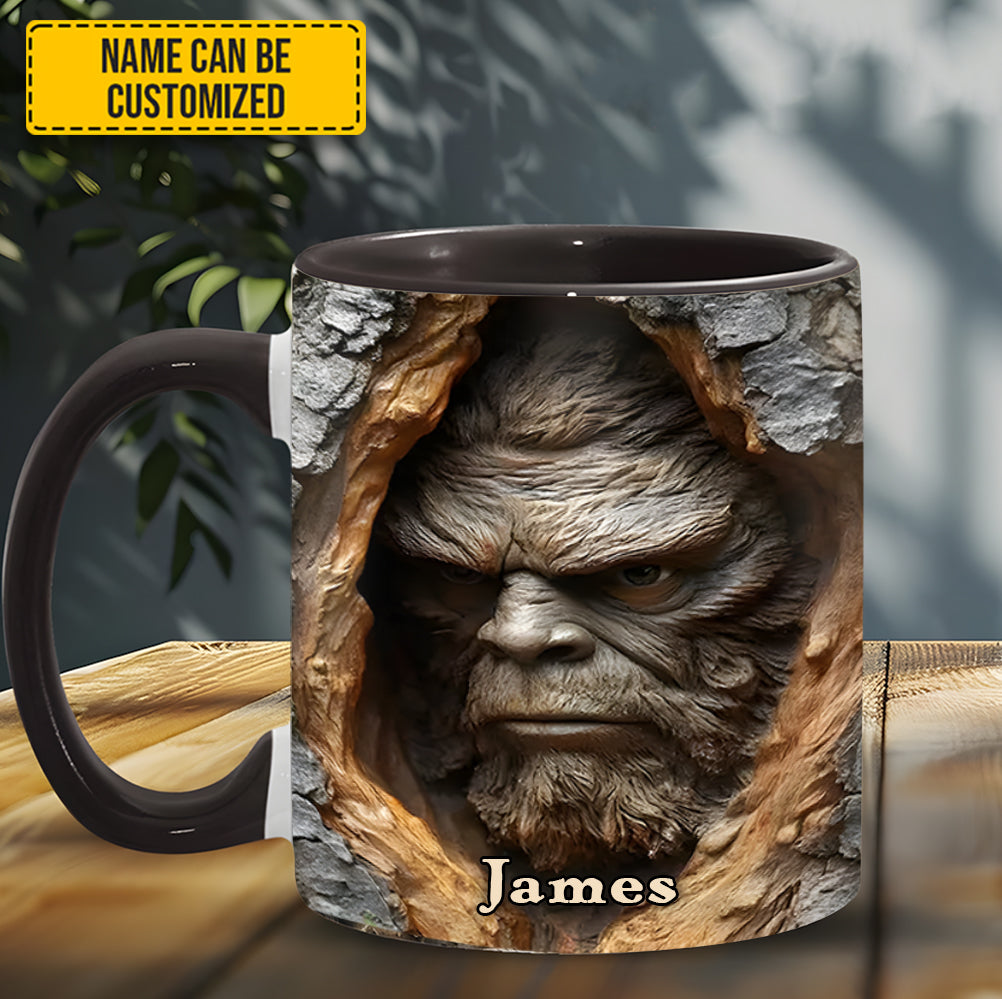 Personalized Bigfoot Accent Mug The Lurker Unique Bigfoot Gifts For Him Her - Image 3